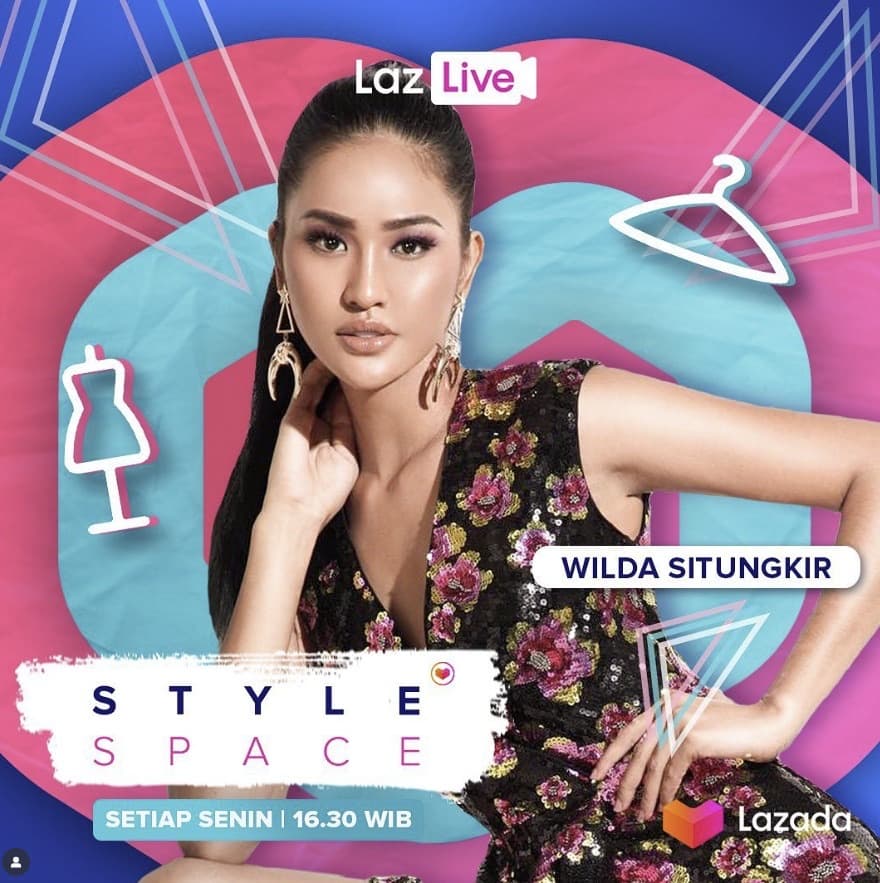 Social media campaign visual featuring Wilda Situngkir