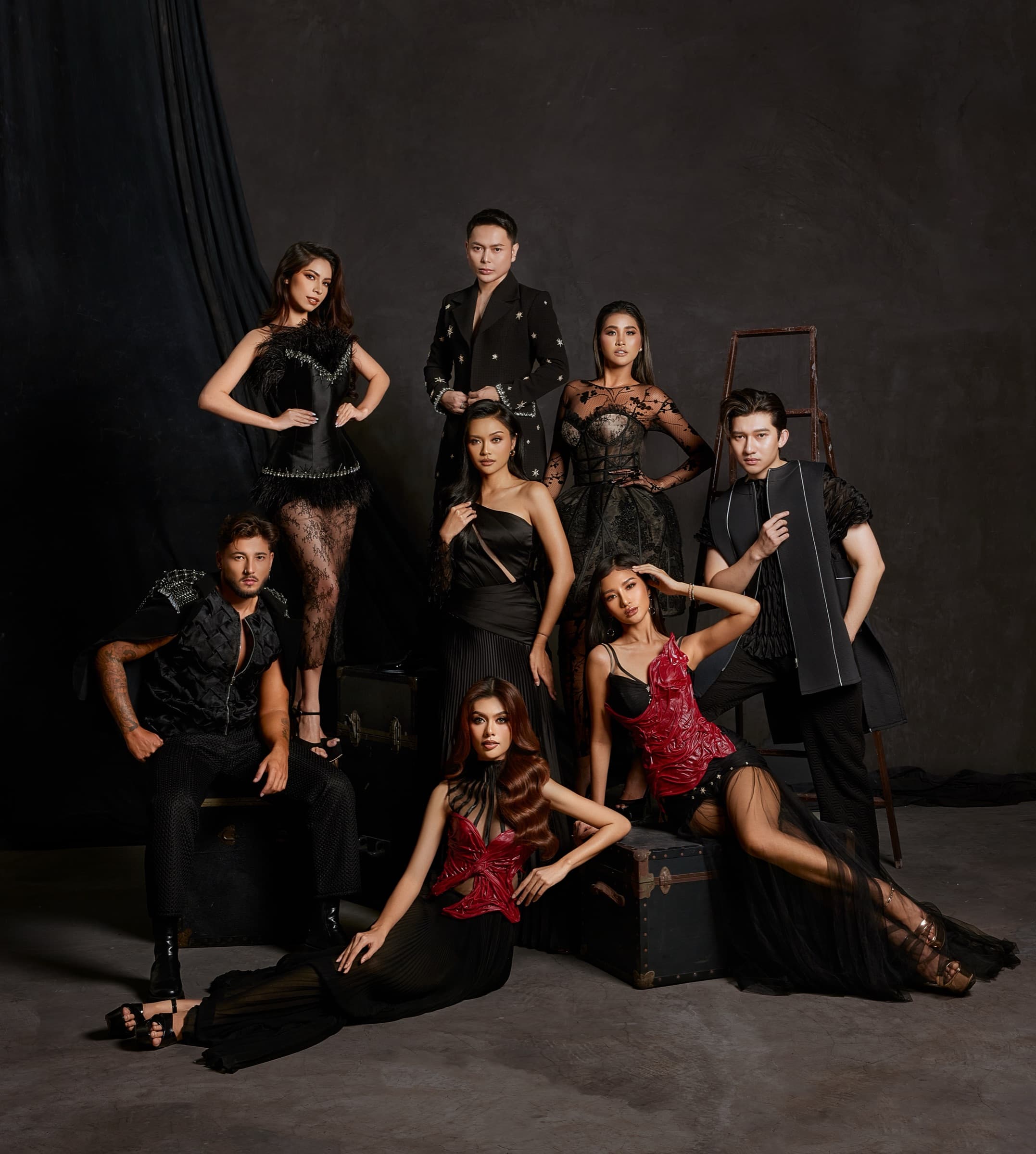 Wilda's Agency team in an editorial photo shoot